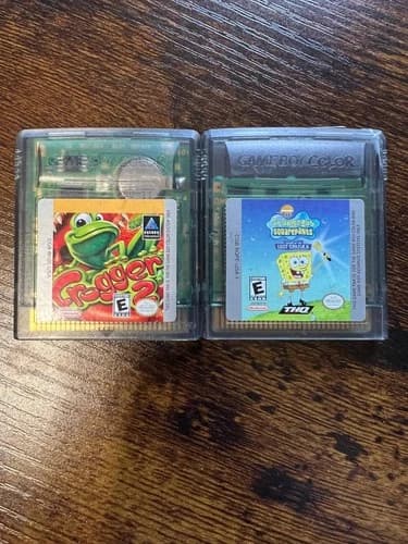 Frogger 2 Spongebob Squarepants: Legend of the Lost Spatula Game Boy Color