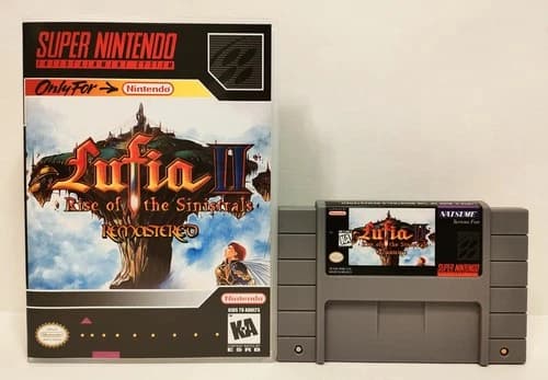 Lufia II Rise of the Sinistrals Remastered for Super Nintendo SNES