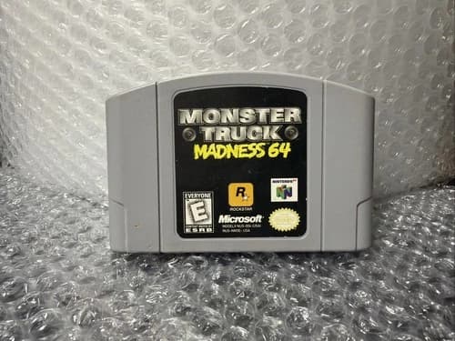 Monster Truck Madness 64 (Nintendo 64, N64 1999) Authentic Cartridge Only TESTED