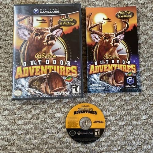 Cabela's Outdoor Adventures Hunting Nintendo GameCube 2005 Complete with Manual