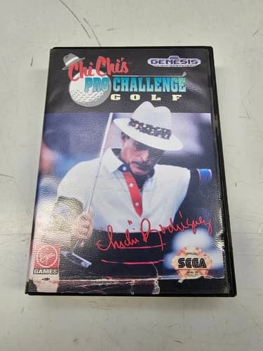 Sega Genesis Chi Chi's Pro Challenge Golf Cleaned & Tested