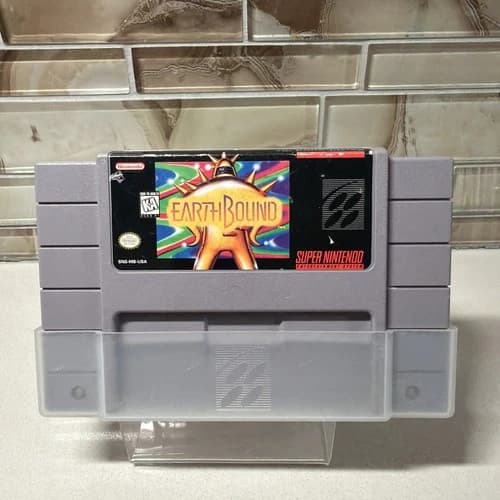 Earthbound SNES (Cartridge Only) AUTHENTIC TESTED RARE Super Nintendo Game