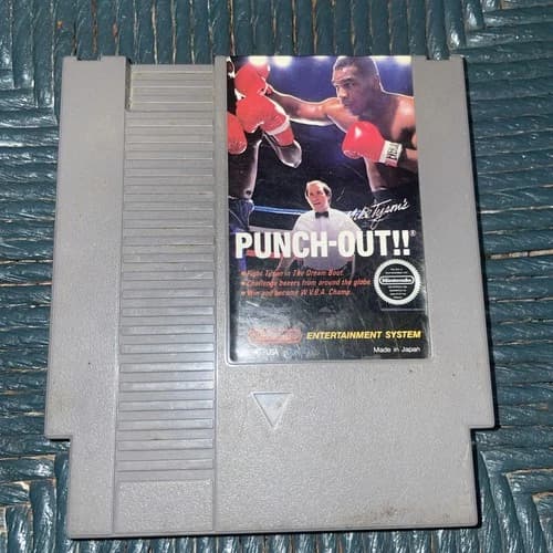 Mike Tyson's Punch-Out!! (NES, 1987) CARTRIDGE ONLY- Tested- Authentic