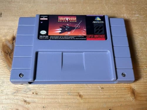 Turn and Burn: No-Fly Zone (Super Nintendo SNES, 1994) Authentic Tested S/Free