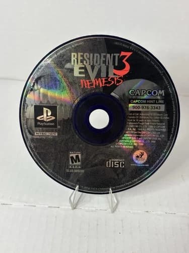 TESTED PS1 Resident Evil 3: Nemesis (Sony PlayStation 1, 1999) Game Disc ONLY