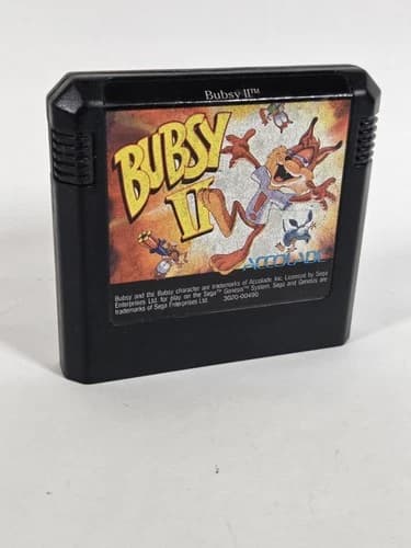 Bubsy II (Sega Genesis, 1994) Game Cartridge Only - Tested