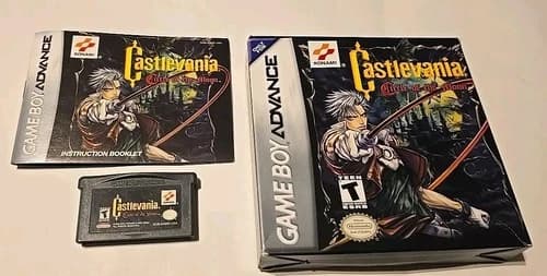 Castlevania: Circle of the Moon (Nintendo Game Boy Advance, 2001)Box Manual Game