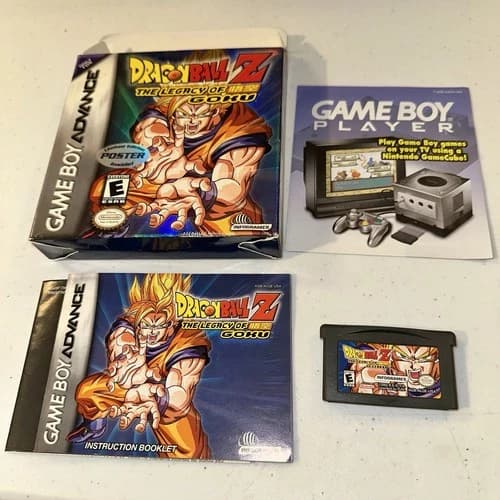Dragon Ball Z: The Legacy of Goku Nintendo Game Boy Advance 2002 Complete in Box
