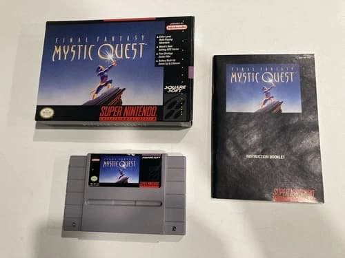 Final Fantasy: Mystic Quest (Super Nintendo, 1992) - CIB Complete - No Reserve!