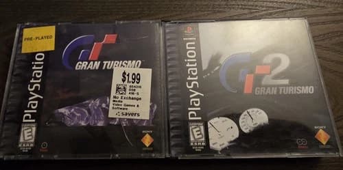 Gran Turismo and Gran Turismo 2 Sony PlayStation PS1 CIB