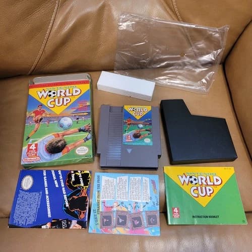 Nintendo World Cup Soccer Nintendo NES CIB Complete in Box