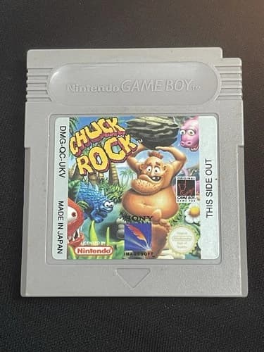 Chuck Rock Nintendo Gameboy Game Boy Handheld Game Cart Cartridge Only