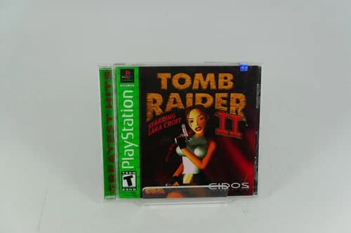 Tomb Raider II Starring Lara Croft Sony PlayStation PS1 CIB W/ Manual Tested