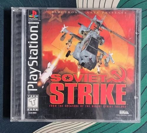 Soviet Strike (PS1, 1996) CIB, BL, Sony PlayStation 1