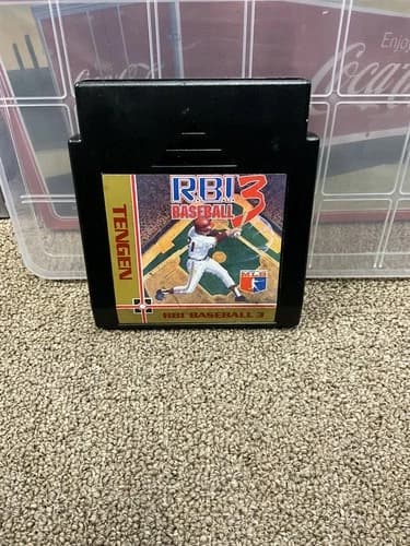 Game Only RBI Baseball 3 NES Nintendo entertainment system
