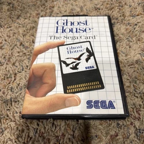 Sega Master System Ghost House Sega Card. Tested!