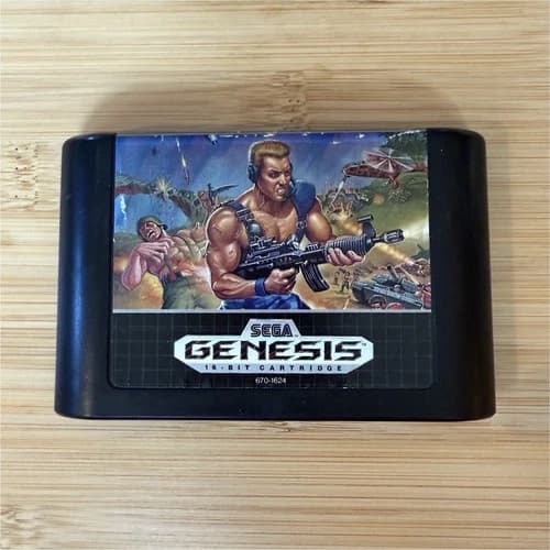 SEGA 💥 Mercs 💥 Genesis Shooter Authentic Cart Only Clean Tested Working