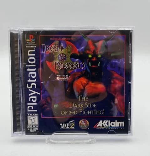 Dungeons & Dragons Iron And Blood Sony Playstation 1, 1996 Dark Side 3d Fighting