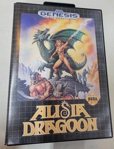Alisia Dragoon (Sega Genesis, 1992) AUTHENTIC CLEANED & TESTED
