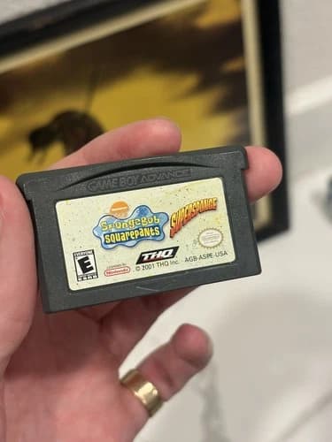 SpongeBob SquarePants Supersponge Game Boy Advance Cartridge