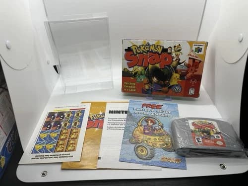 Pokemon Snap (Nintendo 64 | N64) Authentic 100% Complete in Box CIB Stickers