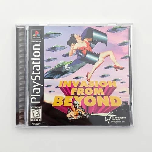 PlayStation Invasion From Beyond PS1 GT Interactive Complete