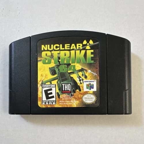 THQ Nuclear Strike 64 - Nintendo 64 (N64) Strike Series