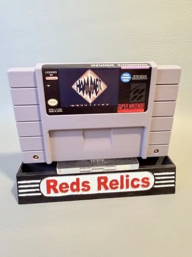 Hammerlock Wrestling (Super Nintendo SNES) Cleaned - Authentic