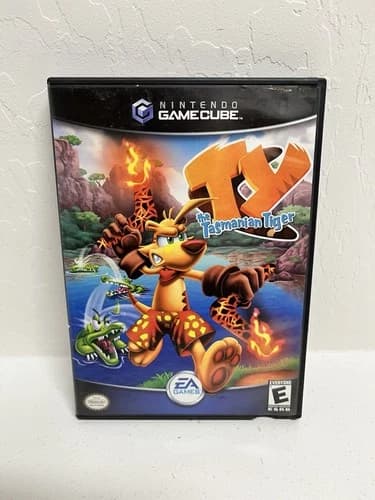 Ty the Tasmanian Tiger 2002 Nintendo Gamecube Clean Complete Manuals CIB Tested