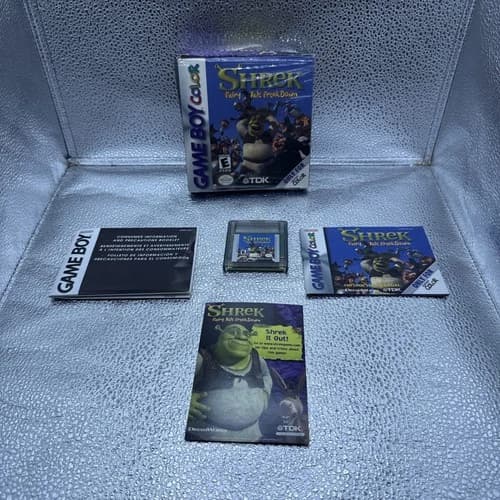 Shrek: Fairy Tale Freakdown Gameboy Color 2001 CIB Tested