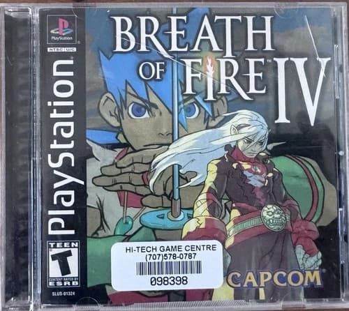 Breath of Fire IV 4 (Sony PlayStation 1) PS1 Complete CIB