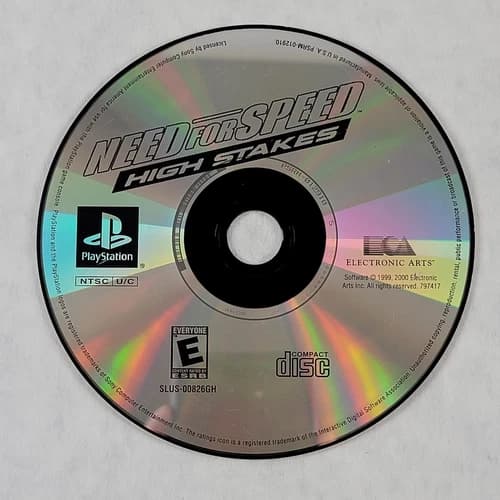 Need For Speed High Stakes [GH] - Loose Sony PS1 Playstation 1 Disc
