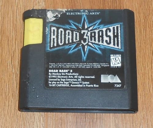 SEGA GENESIS GAME ROAD RASH 3 - GAME ONLY