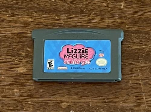 Lizzy McGuire On The Go (Nintendo Game Boy Advance GBA) Original Game