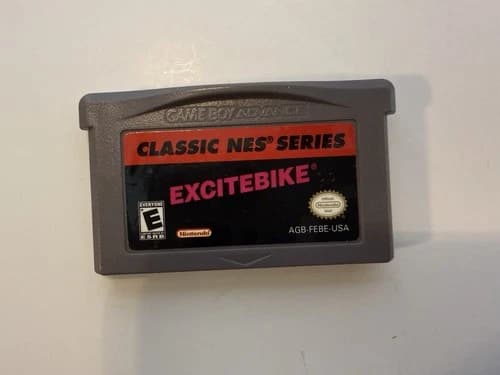 Excitebike Classic NES Series (Gameboy Advance GBA) Tested Cartridge Only
