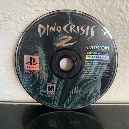Dino Crisis 2 Sony PlayStation 1 PS1 DISC ONLY TESTED AND WORKING