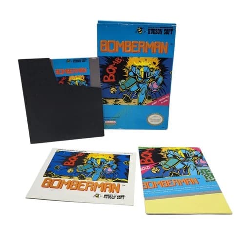 Bomberman (Nintendo Entertainment System NES) Complete With Manual CIB