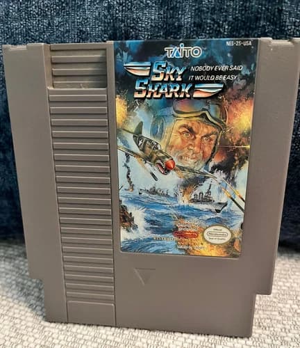 Sky Shark (Nes, Nintendo Entertainment System, 1989) Tested and Working!