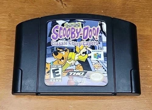 Scooby-Doo Classic Creep Capers Nintendo 64 N64 Game Cartridge Authentic 1999
