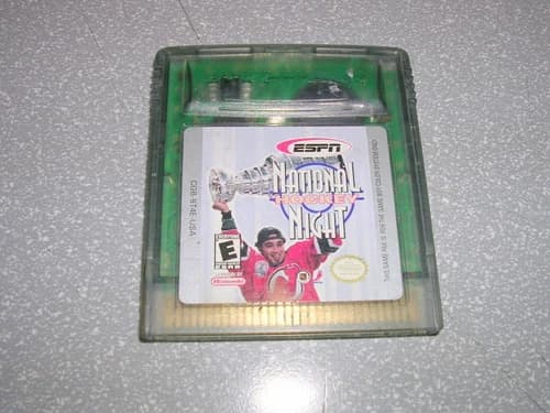 ESPN NATIONAL HOCKEY NIGHT (Nintendo Game Boy Color GBC) Original Game