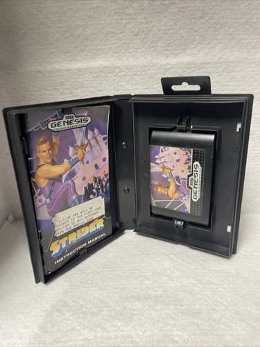 Strider - Authentic Sega Genesis - Complete with Case & Manual. Tested & Working