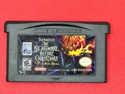 The Nightmare Before Christmas: The Pumpkin King GameBoy Advance GBA Authentic