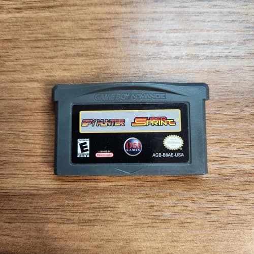 Spy Hunter/Super Sprint (Nintendo Game Boy Advance GBA Gameboy, 2005) CART ONLY