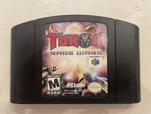 Acclaim Turok: Rage Wars Turok Series for Nintendo 64 N64 M-Mature NTSC-U/C