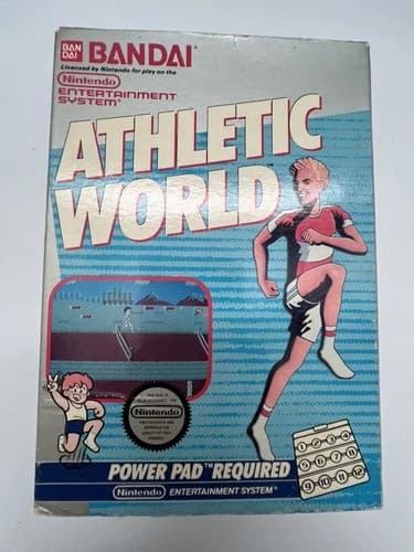 Athletic World (Nintendo NES, 1987) CIB - Authentic & Tested