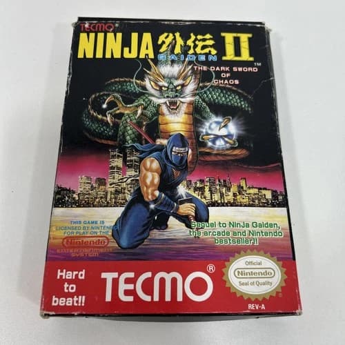 Ninja Gaiden II: The Dark Sword of Chaos (Nintendo 1990) NES
