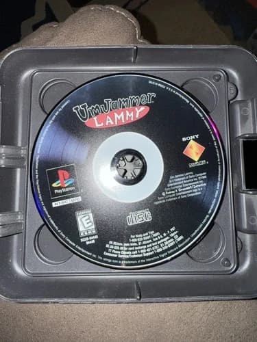 Um Jammer Lammy PlayStation 1 PS1 Game Disc Only *TESTED & WORKS*