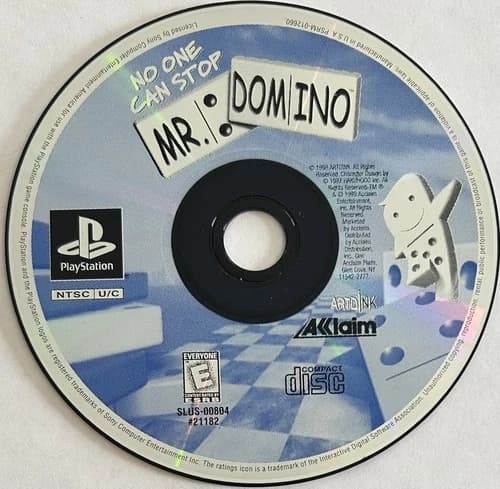 No One can Stop Mr. Domino (Sony PlayStation 1, PS1) DISC ONLY | RARE!! | M1694