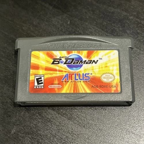 Battle B-Daman: (Nintendo Game Boy Advance, 2006) GBA Atlus Games Tested Works