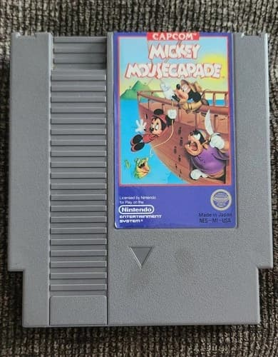 Mickey Mousecapade (Nintendo NES, 1988) – Authentic Cartridge – Tested & Working